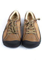 KEEN Two-Tone Brown Leather Comfort Oxford Walking Shoes VGC