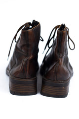 "Massimo Dutti" men Dark Brown Leather boots