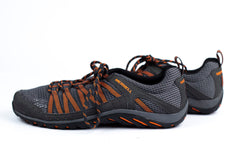 Merrell Hymist Beluga Orange Mesh Hiking Walking Trail Shoes Men's