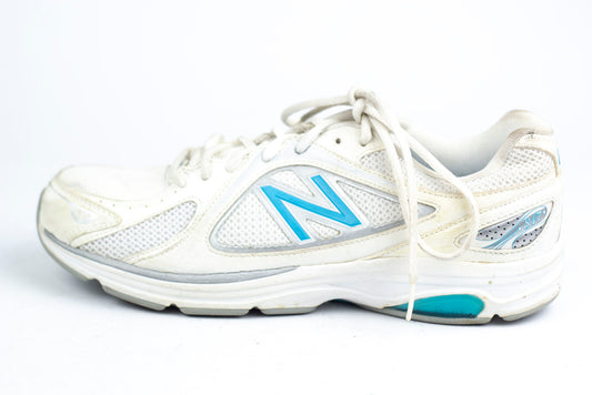 New Balance 847 Walking Shoes Women's Size 8 White and Blue