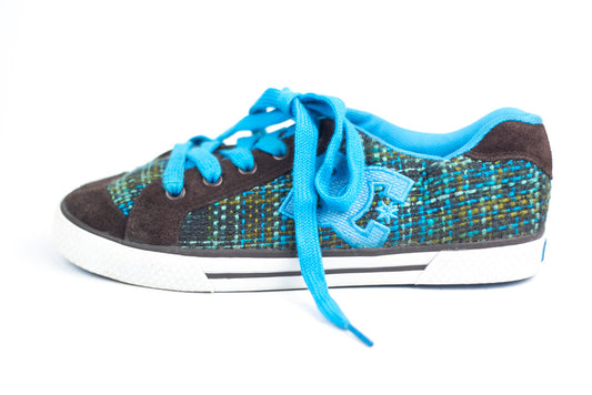 DC Shoes Chelsea Dark Chocolate Turquoise