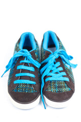 DC Shoes Chelsea Dark Chocolate Turquoise