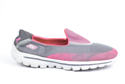 Skechers Go Walk 2 breast cancer edition slip ons